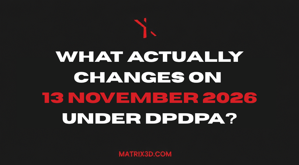 What Actually Changes on 13 November 2026 Under DPDPA